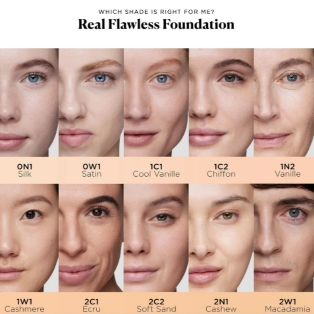 Laura Mercier Real Flawless Weightless Perfecting Foundation: Silk (0N1), NIB - Picture 4 of 9
